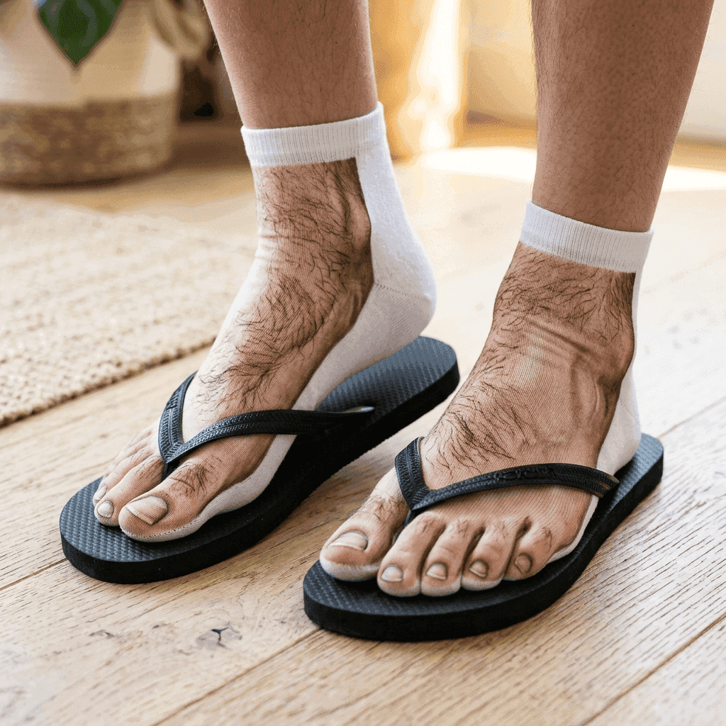 Hairy Toe Socks for Flip-Flops